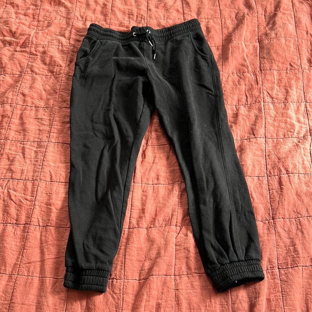 Black jogger sweatpants